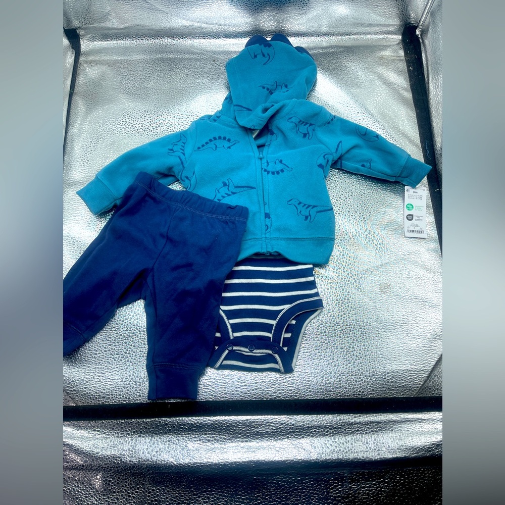Carter’s Brand New Kids Dino Hoodie and Sweats